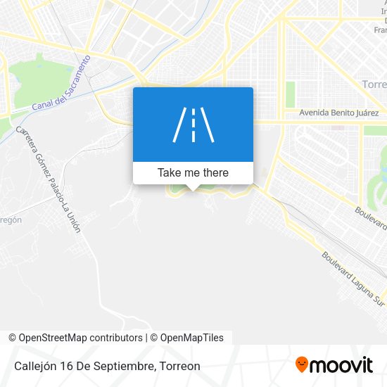 Callejón 16 De Septiembre map