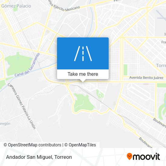 Mapa de Andador San Miguel