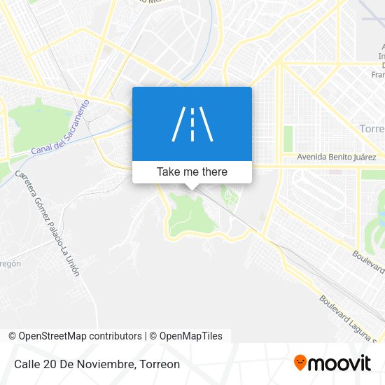 Mapa de Calle 20 De Noviembre