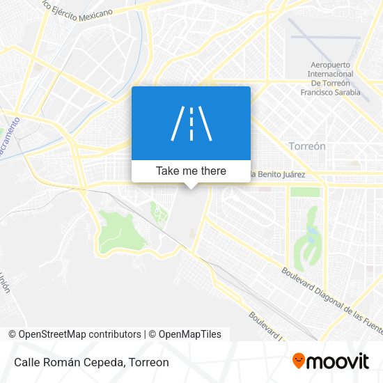 Mapa de Calle Román Cepeda