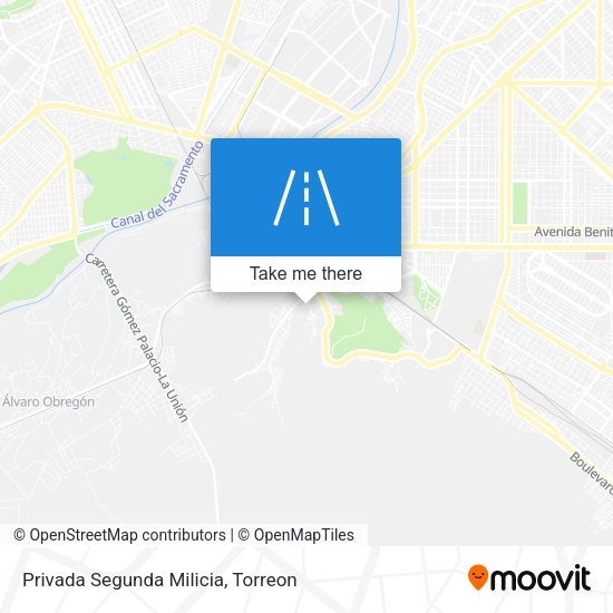 Mapa de Privada Segunda Milicia