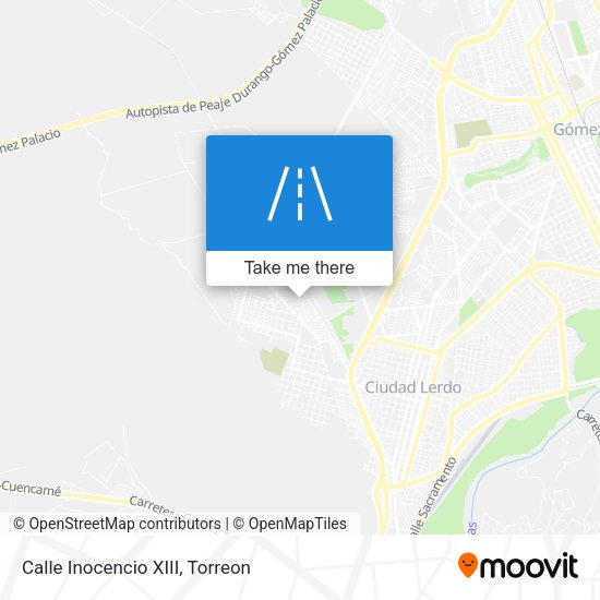 Mapa de Calle Inocencio XIII