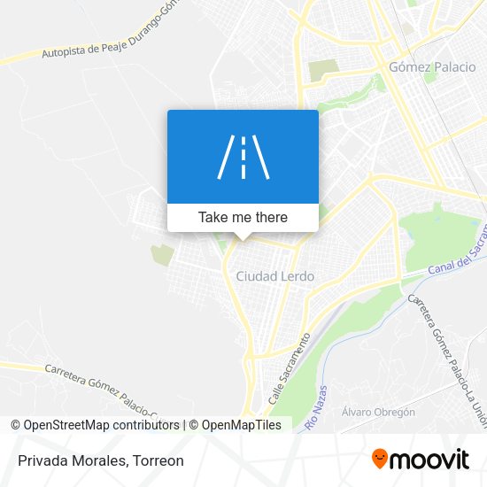 Mapa de Privada Morales