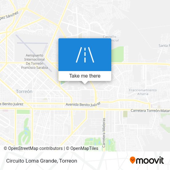 Mapa de Circuito Loma Grande