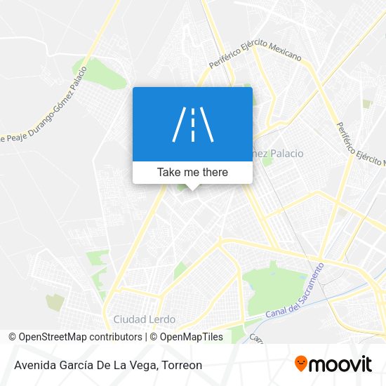 Avenida García De La Vega map
