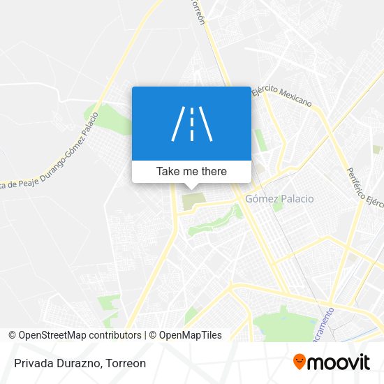 Mapa de Privada Durazno