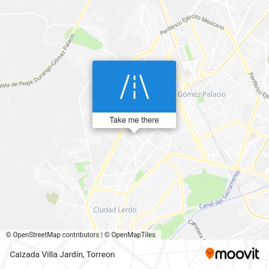Mapa de Calzada Villa Jardín