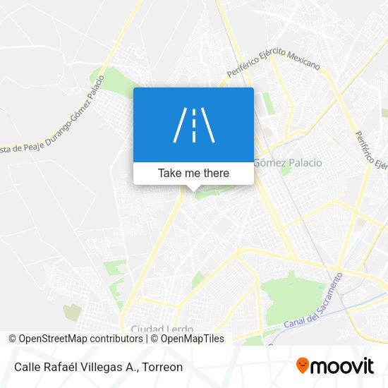 Mapa de Calle Rafaél Villegas A.