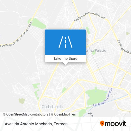 Mapa de Avenida Antonio Machado