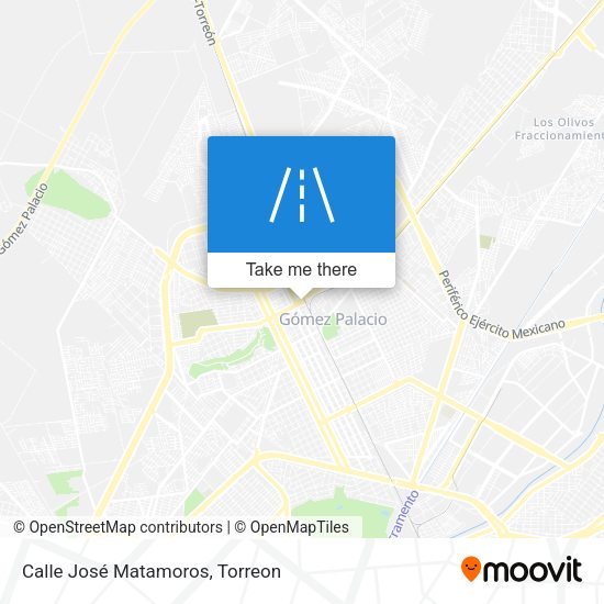 Calle José Matamoros map