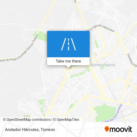 Andador Hércules map