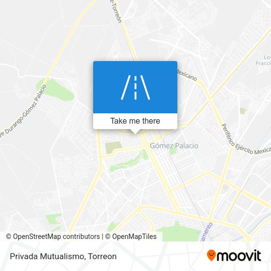 Mapa de Privada Mutualismo