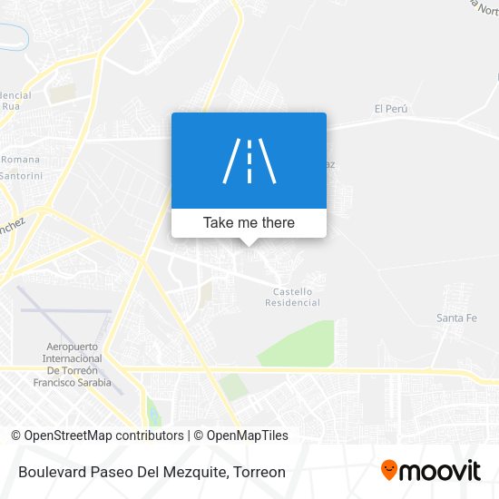 Boulevard Paseo Del Mezquite map