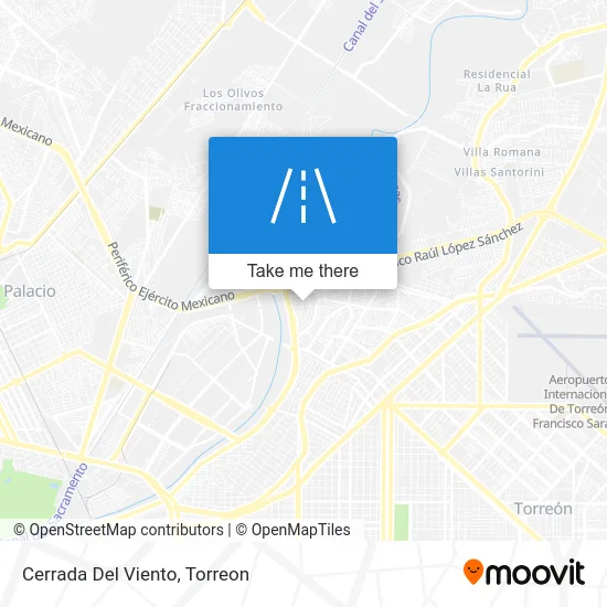 Cerrada Del Viento map