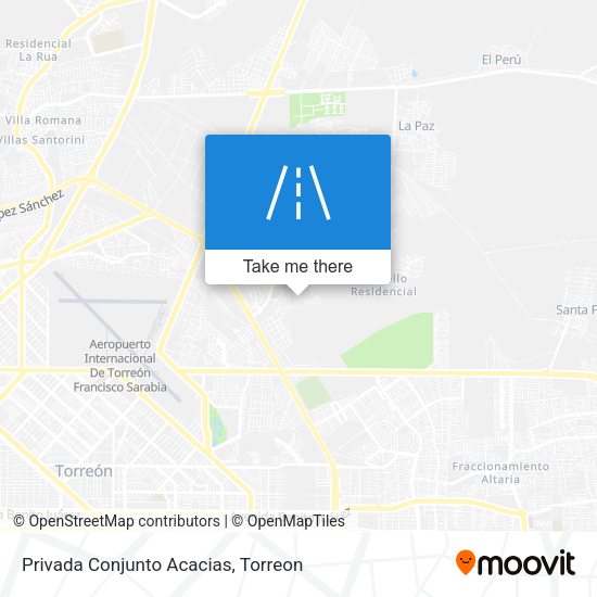 Privada Conjunto Acacias map