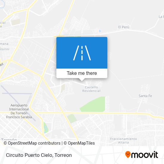 Circuito Puerto Cielo map