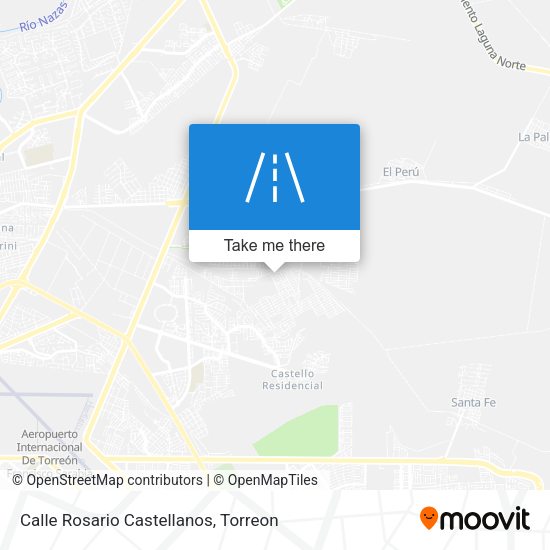 Calle Rosario Castellanos map