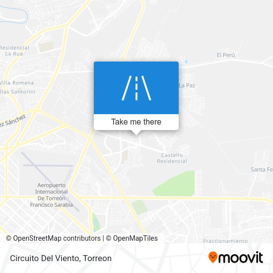 Mapa de Circuito Del Viento