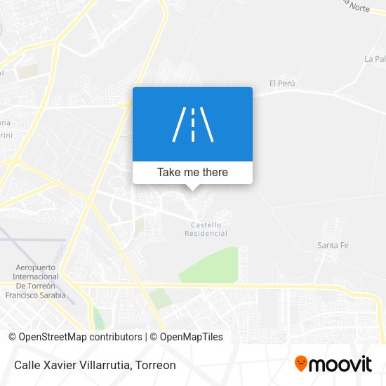 Mapa de Calle Xavier Villarrutia