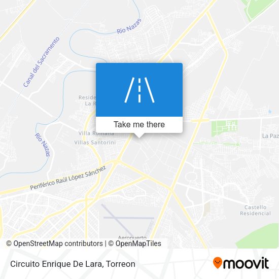 Circuito Enrique De Lara map