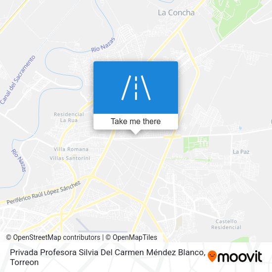 Privada Profesora Silvia Del Carmen Méndez Blanco map