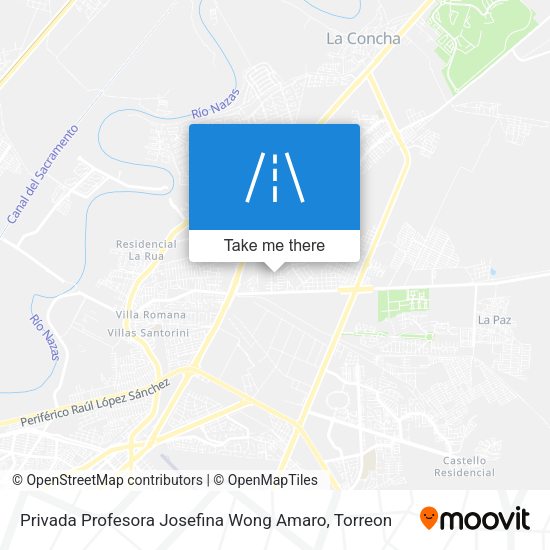 Privada Profesora Josefina Wong Amaro map