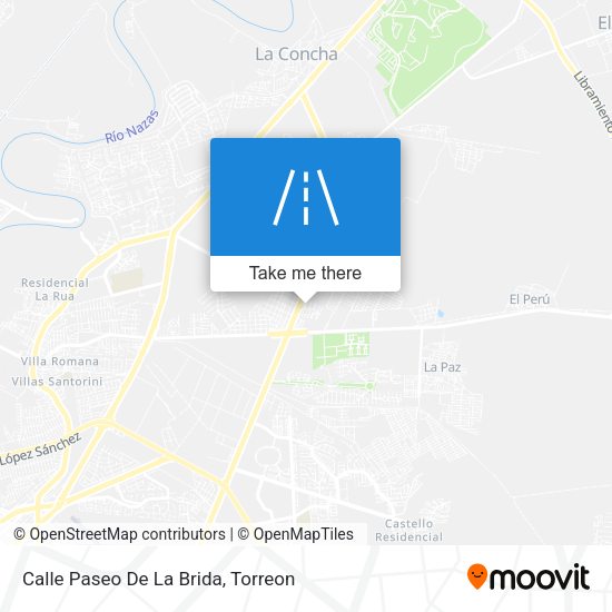 Mapa de Calle Paseo De La Brida