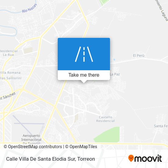 Calle Villa De Santa Elodia Sur map