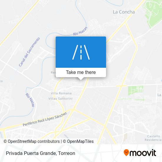 Privada Puerta Grande map