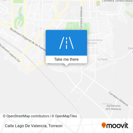 Mapa de Calle Lago De Valencia