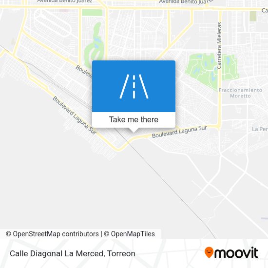Calle Diagonal La Merced map