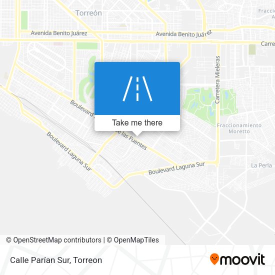 Calle Parían Sur map