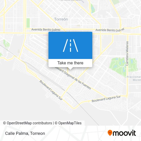 Mapa de Calle Palma