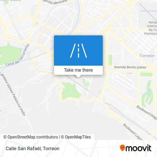 Calle San Rafaél map