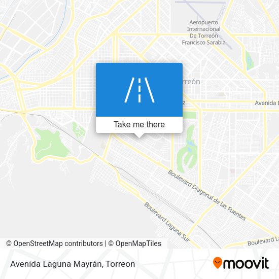 Mapa de Avenida Laguna Mayrán