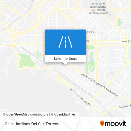 Calle Jardines Del Sur map