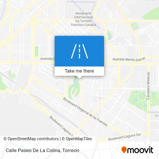 Calle Paseo De La Colina map