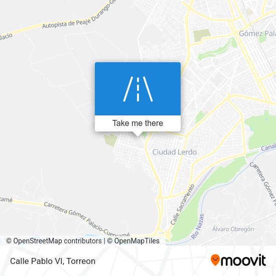 Mapa de Calle Pablo VI