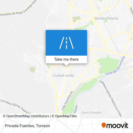 Mapa de Privada Fuentes