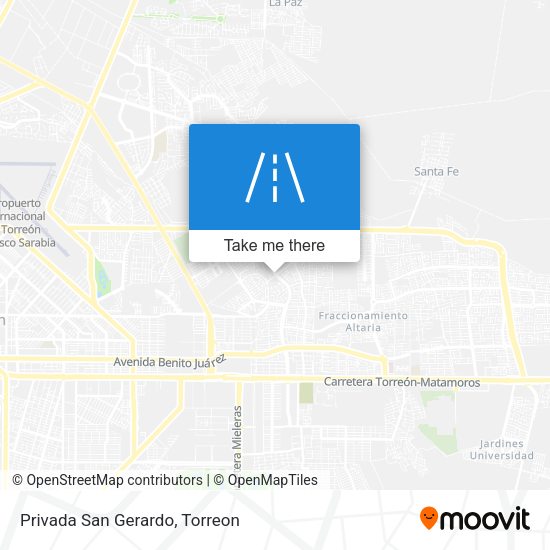 Mapa de Privada San Gerardo