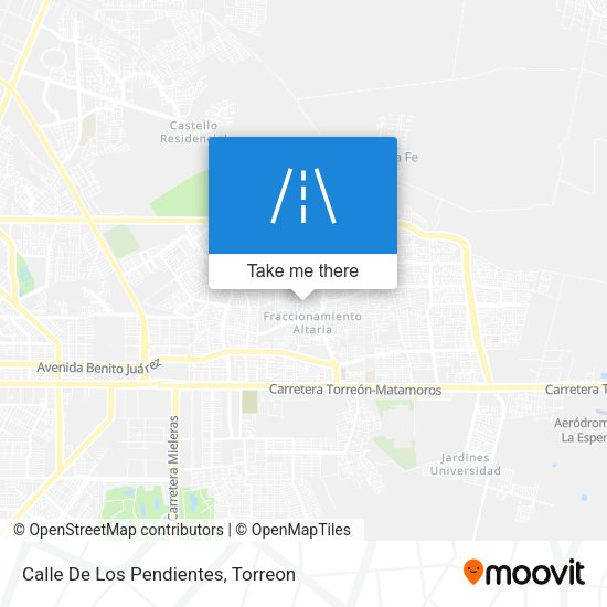 Calle De Los Pendientes map