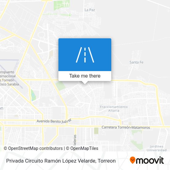Privada Circuito Ramón López Velarde map