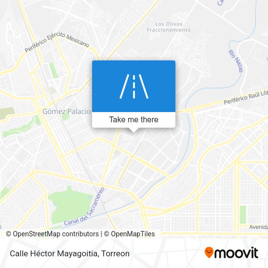 Calle Héctor Mayagoitia map