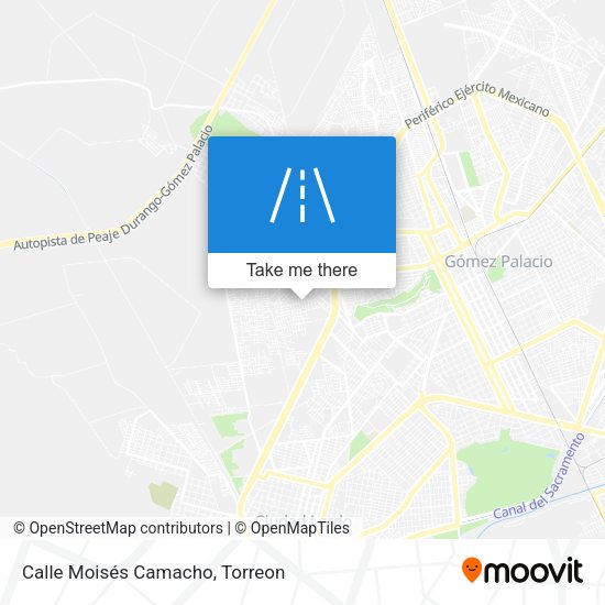 Calle Moisés Camacho map