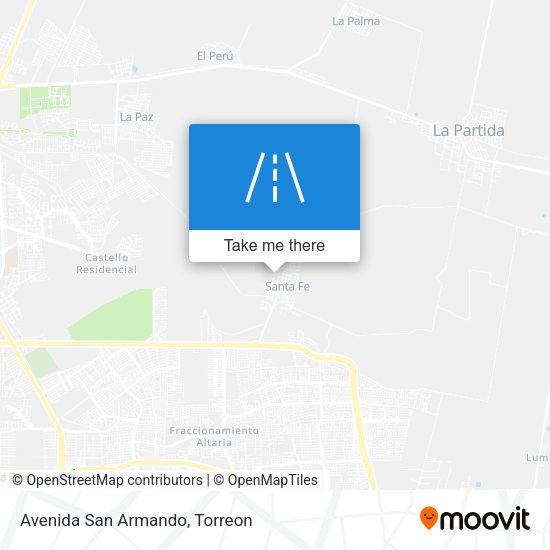 Mapa de Avenida San Armando