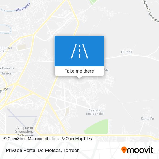 Privada Portal De Moisés map