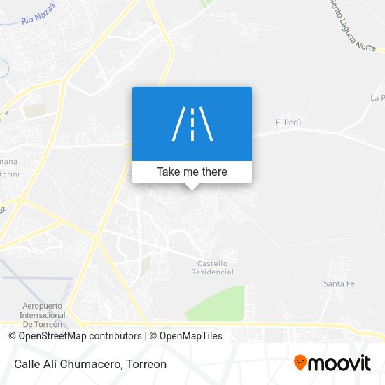 Calle Alí Chumacero map