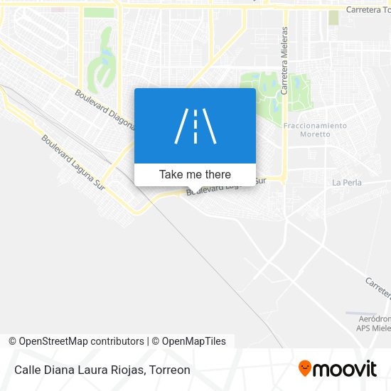Calle Diana Laura Riojas map