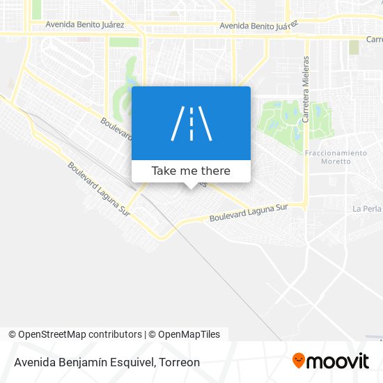 Avenida Benjamín Esquivel map