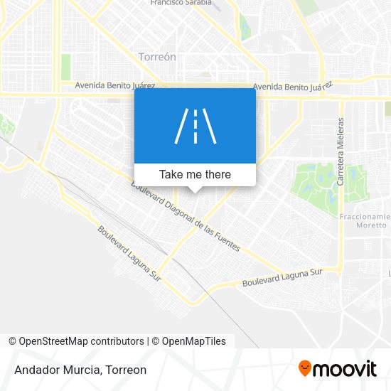 Mapa de Andador Murcia